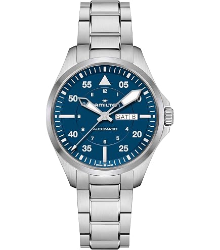 Amazon.com: Hamilton Khaki Aviation Automatic Men's Watch, 42mm